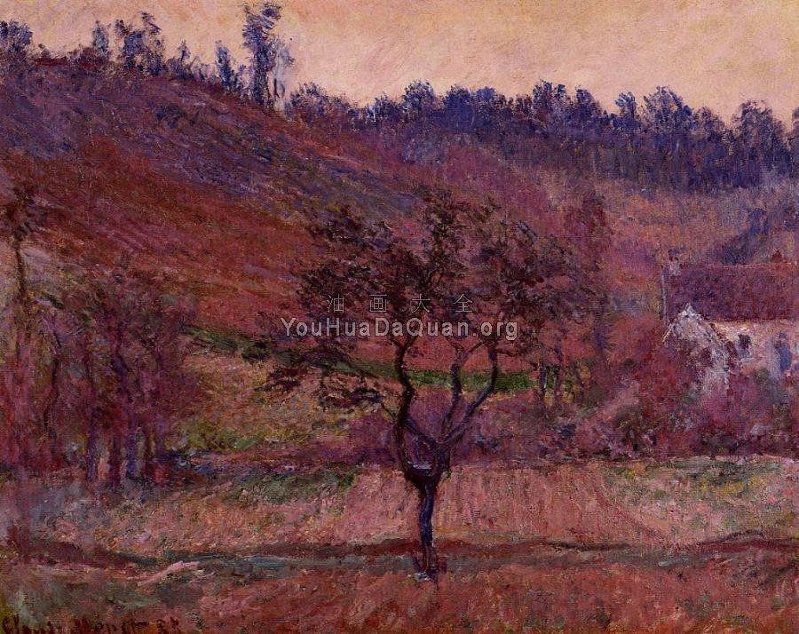 The Val de Falaise - 克劳德·莫奈